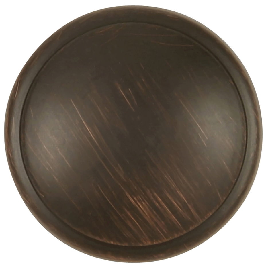 1-1/4" Dia. Williamsburg Cabinet Knob - Black Nickel Vibed
