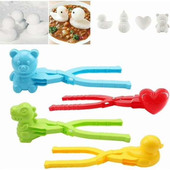 Duck Rice Mold DIY Sushi Molds, Animal Shapes, 4PCS