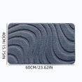 thumbnail image 3 of Byujiro Faux‑Plush Bath Mat, Wear‑Resistant Stain‑Resistant Easy‑to‑Maintain Indoor Floor Rug, Soft Skin‑Friendly Non‑Slip Household Mat, Suitable for Bathroom, Shower Exit, Living Room, 3 of 7