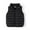 05Black, variant on Hicidod Winter Puffer Vest for Kids Sleevelss Zipper Warm Down Coat Lightweight Fashion Solid Color Thicked Puffy Jacket