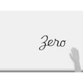 thumbnail image 2 of Montague Metal Products SHN-0 Script Modern House Number Zero, 2 of 2