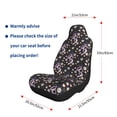 thumbnail image 5 of Pofeuu Snake And Floral1 Print Automotive Car Seat Covers Flat Cloth Full Set Seat Covers,Car Seat Covers front seats for Cars Trucks and SUVs-1, 5 of 9