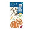 Hello Hobby Adhesive Cardstock Stencil 6x12 Give Thanks 4 Sheets