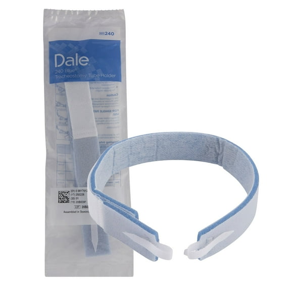 Blue Tracheostomy Tube Holder One Size Fits Most 240, 10 Ct