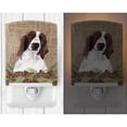 thumbnail image 2 of Welsh Springer Spaniel Faux Burlap Ceramic Night Light, 2 of 2