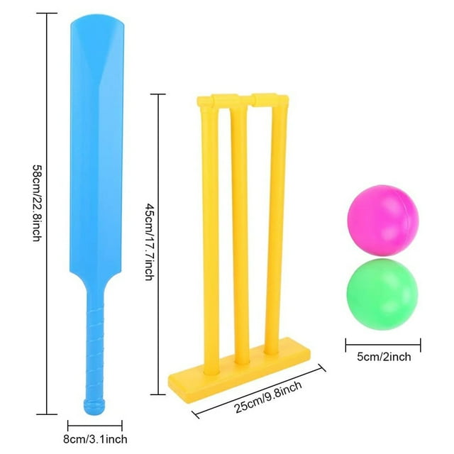 Cricket interactivo para padres e hijos, juego de Cricket para niños, juego deportivo para niños, juego de Cricket para interiores y exteriores, juguetes con funcionalidad inteligente