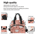 thumbnail image 4 of Herdesigns Cat Insulated Lunch Bag for Women Men Adults Large Reusable Lunch Box Cat Paws Print Leakproof Cooler Tote Bags with Adjustable Shoulder Strap, 4 of 6
