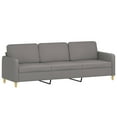 thumbnail image 4 of vidaXL Sofa Chair Living Room Accent Upholstered Chair with Armrest Fabric, 4 of 6