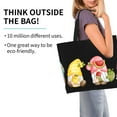 thumbnail image 2 of Honeii Hello Summer Gnome Print Tote Bag for Women, Foldable Tote Bag Large Shoulder Bag Top Handle Handbag for Travel, Work, 2 of 8