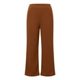 thumbnail image 7 of Women's Casual Trousers Suit - Comfortable Long Pants Set, Round Neck, Functional Pockets, Polyester, Spring/Summer - M-XXXXL Sizes, 7 of 7