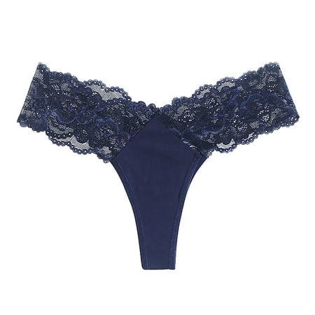Icvfdpl Underwear For Women Lace Bikini Hipster Panty Stretch Casual Daily Women S Panties Blue Xs