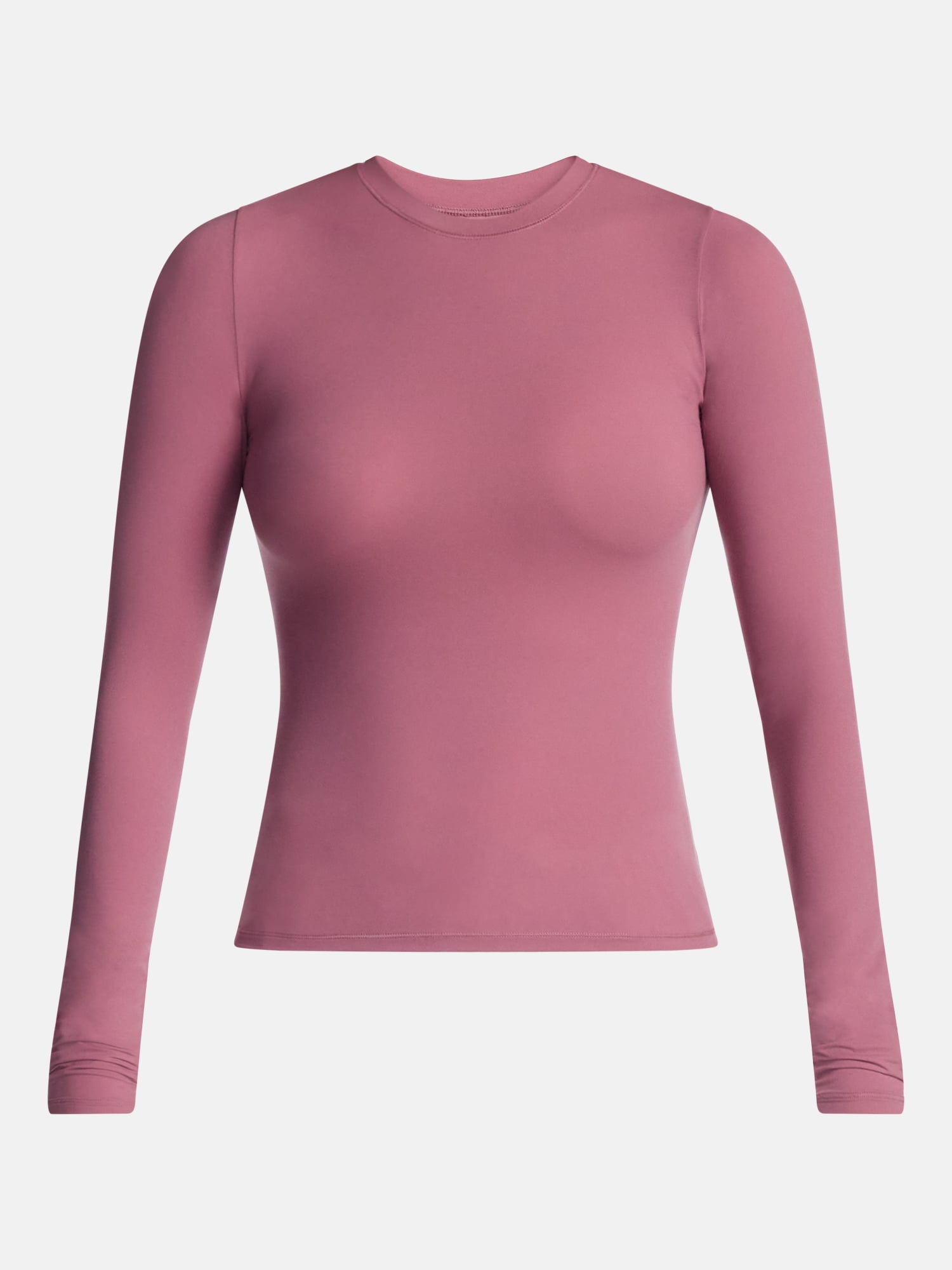 No Boundaries Fit Stretch Tee with Long Sleeves, Women's XS-XXXL