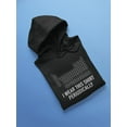 thumbnail image 3 of Smartprints Mens Graphic Hoodie Black - I Wear It Periodically Cotton Blend Classic Fit, 3 of 4