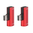 thumbnail image 3 of USB Adapter, Foldability 2 In 1 Converter Splitter Aluminum Case Material  For Charging For Calling For Remote Silver,Black,Gold,Red,Pink, 3 of 8