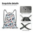 thumbnail image 3 of Yiaed Fourth Of July Party Print Drawstring Bags Drawstring Backpack Bulk String Back Pack Gym Sport Bag-Small, 3 of 5