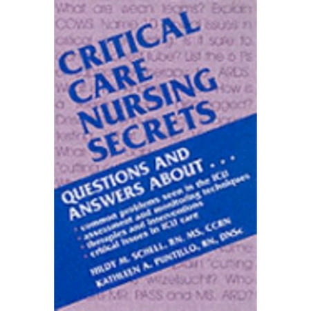 UPC: 9781560534549 | Secrets Series: Critical Care Nursing Secrets (Paperback)