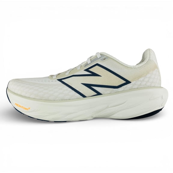 New Balance Fresh Foam X 1080v14 Sea Salt Vintage Indigo Hot Mango Men's Extra Wide 4E Running Shoes M1080C14, Men's U.S. Shoe Size 10.5