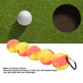 thumbnail image 3 of Soft Silicone  Ball Holder Case Convenient Storage With Hanging Clip Buckle For 5 Balls, 3 of 8