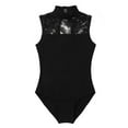 thumbnail image 3 of Sholeno Kids Girls Sleeveless Gymnastics Leotard One Piece Tank Tops Ballet Dancewear Bodysuit Black 13-14, 3 of 7