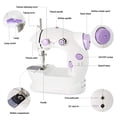 thumbnail image 3 of Portable Electric Mini Hand Held Adjustable 2-Speed Sewing Machine Household Desktop With LED, 3 of 10