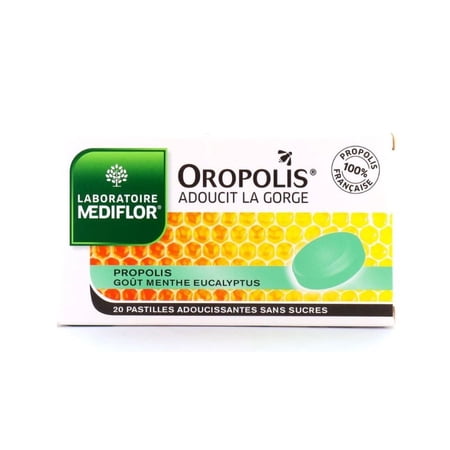 Mediflor Soothing Lozenges for the Throat 20 Lozenges Mint and Eucalyptus