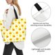 thumbnail image 3 of Fotbe Ducky Cartoon Bolsa Tote Estética de Lona con Estampado para Mujer - Bolsa Reutilizable de Hombro Casual para Vacaciones, Compras, Trabajo y Gimnasio, 3 of 8