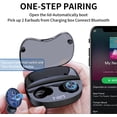 thumbnail image 2 of Auriculares Inalámbricos Bluetooth 5.0 Con Pantalla LED Estuche De Carga 2000 MAH JanHm Negro, 2 of 5