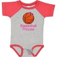 thumbnail image 3 of Inktastic Basketball Princess Girls Baby Bodysuit, 3 of 5