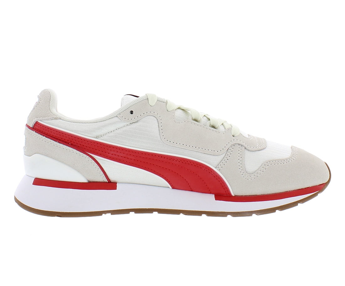 Puma Space Lab Mens Shoes 12, Vaporous Gray/Red/White -