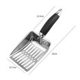 thumbnail image 5 of Eoperou Stainless Steel Cat Litter Scoop - Poop Sifting Scooper with Non-Slip Handle Litter Cleaner Beach Shovel for Cat Litter Box, 5 of 7