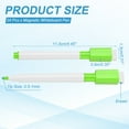 thumbnail image 2 of Uxcell Stylo pour Tableau Blanc, Pointe Fine 0,5-1 mm Effaçable à Sec Vert Marqueurs pour Tableau Blanc, 24 Pcs, 2 of 6