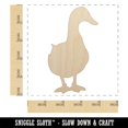 thumbnail image 2 of Duck From the Front Silhouette Wood Shape Unfinished Piece Cutout Craft DIY Projects - 4.70 Inch Size - 1/4 Inch Thick, 2 of 7