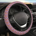 thumbnail image 6 of KLL Car Steering Wheel Cover, Universal 15 inch, Soft Elastic and Comfortable,Car Accessories Decorations-Skull daisy flower, 6 of 7
