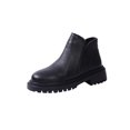 thumbnail image 2 of Taylonsss Women's Side Zipper Chunkys Heel Round Toe Ankle Boots with Elastic Panels for Fall and Winter Comfortable Non-Slip Short Boots with Supportive Sole, 2 of 8
