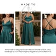 thumbnail image 6 of David’s Bridal, The Edit by DB Studio Women's Formal Empire Waist Ball Gown, Full Length, Satin, 6 of 7