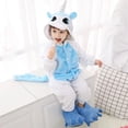 thumbnail image 4 of Conjuntos de pijamas Kigurumi de unicornio para niños, disfraz de dibujos animados de animales para Halloween, Navidad, pijamas para niños de 4 a 12 años, 4 of 4
