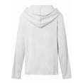 thumbnail image 4 of Womens Sweatshirts Hoodies Casual Loose Long Sleeve V Neck Button Down Shirts Tops Pullover Fall Clothes Outfits White L, 4 of 5
