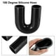thumbnail image 4 of 51mm 2 ID 180 Grados Silicona Coche Reductor Manguera Acoplador Tubo Negro, 4 of 6