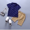 thumbnail image 1 of Ropa para niños Polo de niño con estampado de anclaje Traje de niño para niño de manga corta Primave Abanopi Ropa, 1 of 7