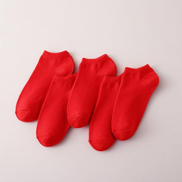 Mens red ankle socks deals
