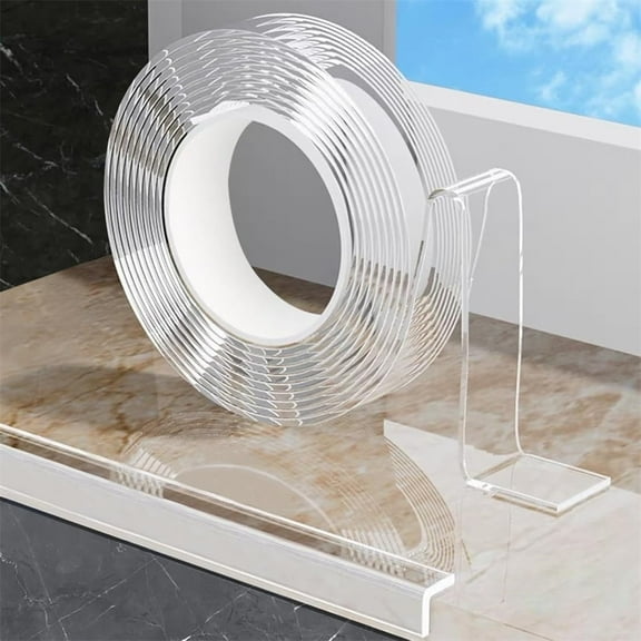 Scheam 1 Roll Clear Table Corner Protectors,6.5 Ft x 0.8 in Edge Protector Strip,Soft Corner Safety Cabinet Door Bumper,Furniture Edge Guard,Against Sharp Corners for Wall Photo Frames