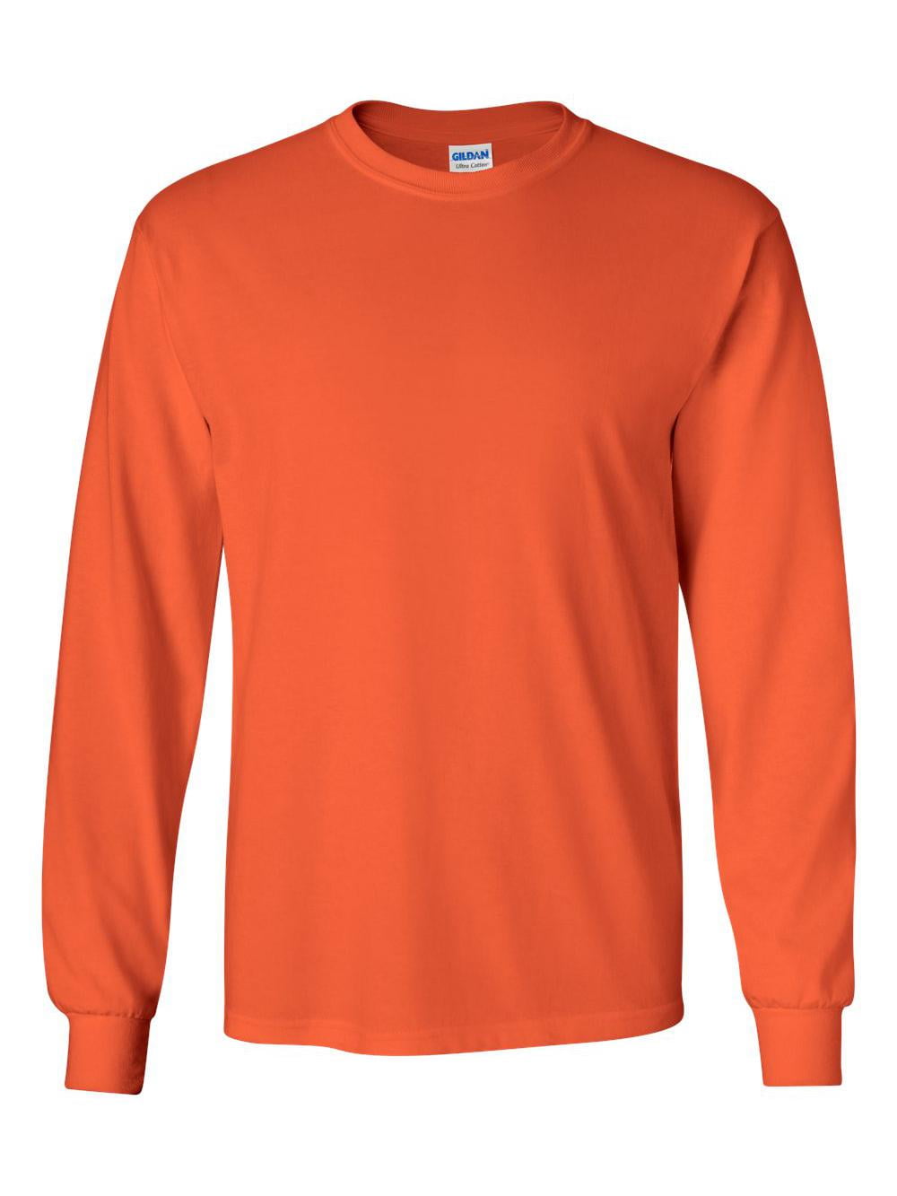 Texas Orange Gildan G2400 Ultra 100 Percent Cotton Long Sleeve T-Shirt 3XL 