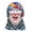#4, variant on Novelty Face Print Ski Balaclava, Snowman Face with Red Scarf Full-Head Graphic, Fabric, 14.17" × 10.43", Skiing Snowboarding and Winter Costume Wear, 1 Piece
