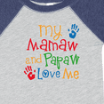 thumbnail image 4 of Inktastic Mamaw and Papaw Love Me Boys or Girls Baby Bodysuit, 4 of 5