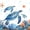 A Blue Orange, variant on jejeloiu Watercolor Sea Turtle 7 Pieces Full Size Bedding Sets,Ocean Coral Fish Pattern Full Size Bed in a Bag For Boys,Blue White,Navy Blue Reversible