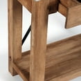 thumbnail image 5 of Alaterre Millwork 30" Wood and Zinc Metal Console/Media Table with Two Drawers, 5 of 8