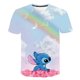 thumbnail image 1 of 2023 nuevas camisetas con estampado 3D de Stitch para niños y niñas, camisetas de moda de manga corta con dibujos animados de verano, ropa de 1 a 14 años, Top informal Tee10T Gao Jinjia LED, 1 of 2