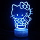 thumbnail image 1 of Lámpara de noche de Hello Kitty, regalo de cumpleaños en 3D, adornos creativos, lámpara de mesa pequeña, lámpara de ambiente de celebridades de Internet, lámpara de mesa de escritorio creativa, 1 of 5