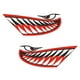 thumbnail image 5 of 2 pegatinas de vinilo con dientes de boca de tiburón grande para Kayak, canoa, barco, coche, avión rojo Zulema Etiqueta de dientes de tiburón, 5 of 5