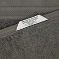 thumbnail image 6 of Superior Honeycomb Cotton Medium Weight Hand Towels, Set of 6, Gunmetal, 6 of 9